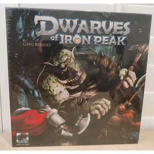Rocketslug Board Game Dwarves‎ of Iron Peak - New/ Sealed
